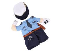TOGEVAL Vêtements pour Chat Tenues Costume De Policier pour Animal De Compagnie Conçu pour Un Usage Quotidien des Occasions Spéciales