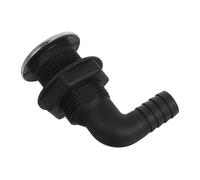 TOGEVAL Vidange de avec Couvercle Métallique Coude à Degrés pour Tuyaux de Pouce Raccord pour Pompe de Accessoires Nautiques Robustes