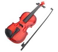 TOGEVAL Violon Garçon Fille Cordes Réalistes Instrument Musical Simulation Sans Batterie Modèle Adorable pour Débutants et Apprentissage Ludique