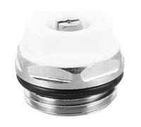 TOGEVAL Vis de Purge d'Air pour Radiateur en Laiton Pur Vanne 1/2 Filetée Purgeur de Sécurité Haute Performance Accessoire pour Système Chauffage Central Usage Domestique