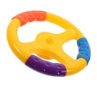 TOGEVAL Volant pour Garçon et Filles en Plastique Réutilisable, Accessoire pour Petites Voitures, Volant de Voiture Pivotant, Compatible Plusieurs Modèles, pour Jeux D’éveil Bébé