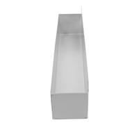 TOGEVAL Wall Mounted Syrup Bottle Holder Kitchen Dedicated Rack in Stainless Steel, Versatile Installation, Single Speed Rail for Kitchen and Commercial Bar