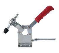 Toggle Clamp 400kg Chucking Force | Double Handle Vertical Clamp for Welding/Metalworking/Equipment Installation | Iron & Plastic Build, Quick Release