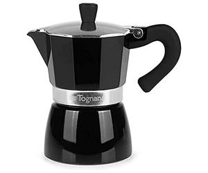 Tognana Coffee Star Black Cafetière Moka 3 tasses