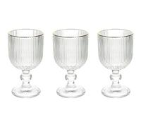 Tognana Eclipse, lot de 3 verres 260 cc, verre transparent