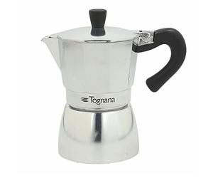 Tognana Grancucina, Cafetière 2 Tasses, Aluminium Gris