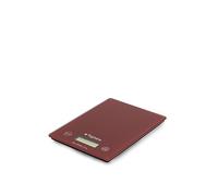 Tognana Iridea Balance de cuisine 5 kg en verre rouge
