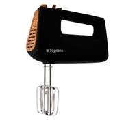 Tognana Iridea Batteur électrique 400 W, plastique/acier inoxydable, noir/marron