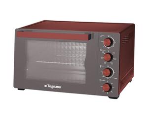 Tognana Iridea, Four électrique 45 L, Verre aluminium-rouge