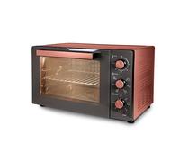 Tognana Iridea, Four électrique ventilé avec parois intérieures en matériau antiadhésif, Rouge Pomme