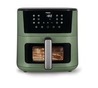 Tognana Iridea, Friteuse à air 10L, double résistance, écran numérique, minuterie, 80-200°C, fenêtre, 2300W, Vert Sauge