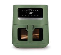 Tognana Iridea, Friteuse à air 8L, double résistance, écran numérique, minuterie, 80-200°C, fenêtre, 2000W, Vert Sauge