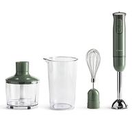 Tognana Iridea Hand Blender with Beater Whisk, 600 ml Tumbler and 500 ml Chopper, Sage Green