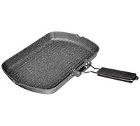 Tognana Grill rectangulaire Mythos 34×24 avec poignée Aluminium noir