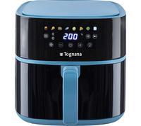 Tognana Porcellane D2DFA05IRZU Friteuse individuelle 8 L Appareil individuel 2000 W Friteuse à air chaud Noir, Bleu