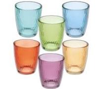 Tognana Porcellane N3585U2M255 verre à eau Couleurs assorties 6 pièce(s) 310 ml G