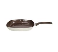 Tognana Sintonia, Grill carré 28 x 28 cm, aluminium, beige-marron
