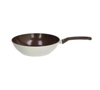 Tognana Sintonia, Wok 1 manche 28 cm, aluminium, beige-marron