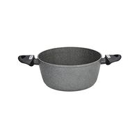 Tognana WI75814AMNF Casserole 2 poignées Mythos, Aluminium, Gris, 20