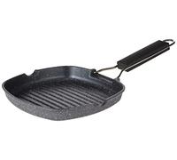 Tognana WI758BAAMNF Grill carré avec Manche Pliable Mythos, Aluminium, Gris