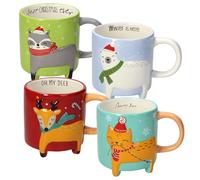 Tognana Winter Time, ensemble de 4 mugs cc 400, porcelaine, multicolore.