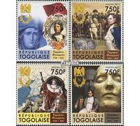 Togo 3999-4002 (complète.Edition.) neuf avec Gomme Originale ** MNH 2011 napoléon I. (Timbres pour Les collectionneurs) Militaire/Chevalier