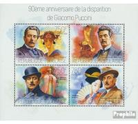 Togo 5570-5573 Feuille Miniature (complète. édition) Neuf avec Gomme Originale ** MNH 2014 Giacomo Puccini (Timbres pour Les collectionneurs) Musique/Danse