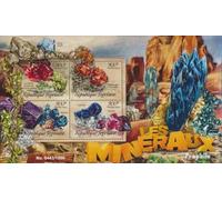 Togo 7359-7362 Feuille Miniature (complète. édition) Neuf avec Gomme Originale ** MNH 2016 minéraux (Timbres pour Les collectionneurs) Minéraux/Fossiles/Bijoux/Montres