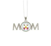 Togo afnational Collier avec emblème pour la fête des mères Cadeau pour maman, grand-mère, bijou d'anniversaire, M