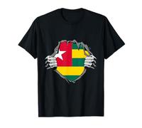 Togo Coffre Drapeau Togolais Racines Togolaises Fierté Togolaise T-Shirt
