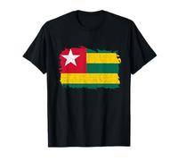 Togo Drapeau Togo Vintage Togolais Fierté Togolaise Racines Togolaises T-Shirt