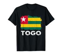 Togo Drapeau Togo Vintage Togolais Racines Togolaises Fierté Togolaise T-Shirt