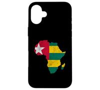 Togo Flag Africa Continent Silhouette Gift Togolese People Coque pour iPhone 16 Plus