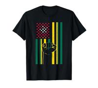 Togo Handfist Drapeau togolais USA USA USA racines togolais T-Shirt