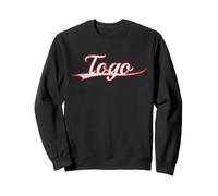 Togo West Africa Proud Vintage Varsity Distressed Throwback Sweatshirt