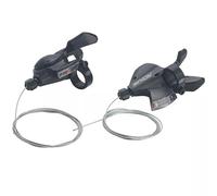 TOGOODS Lot de 2 leviers de vitesse pour vélo VTT SL-M370 - Remplacement pour Shimano Altus 3 x 9 vitesses 27 vitesses - Noir