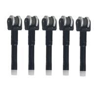 TOGOODS Lot de 5 pierres à silex pour briquets Clipper - Mécanisme de roue de friction - Accessoires de rechange pour briquets Clipper - Noir