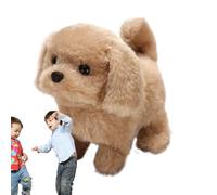 Toi de chins aboyant, Jouet de Chin d'habillage pour Animaux - Chin électronique interactif, Jouet Animal habillé des Traits de Marche, aboyage, Queue remuant pour Le Temps de Jeu en Plein air intér