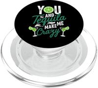 Toi et la Tequila, tu me Fais Boire Un Verre complètement drôle PopSockets PopGrip pour MagSafe