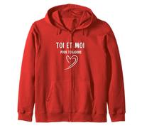 Toi et Moi pour Toujours Sweat à Capuche