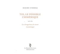 Toi, le possible chimérique Suivi de Les divagations de rêveur insomniaque - Maxime N'Débéka - Obsidiane - broché - Poésie