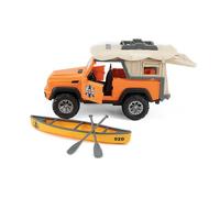 Toi Toys 20854A - ANIMAL WORLD - Set d'aventure tout-terrain avec voiture et canoë