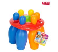 Toi-toys bowlingset gekleurd, 7dlg.