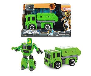 Toi Toys Changer de camion poubelle robot