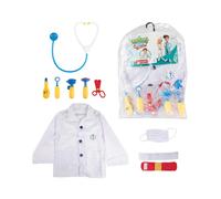 Toi-Toys - Costume De Docteur Pour Enfants Avec Veste Et Accessoires (10 Pièces)