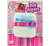 Toi-Toys couche poupée 10 cm 2 pièces blanc Blanc