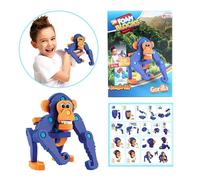 Toi-Toys Craft Puzzle Monkey Junior 25.8 cm Bleu 59 pièces