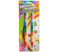 Toi-Toys Crayons à graisse 10-en-1 2 pièces Multicolor G