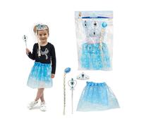 Toi Toys Déguisement pour Enfant Princesse de Glace Kit Carénage Tutu Tiare