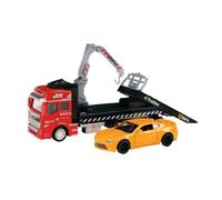 Toi-Toys dépanneuse avec voiture Metal boys rouge/orange
